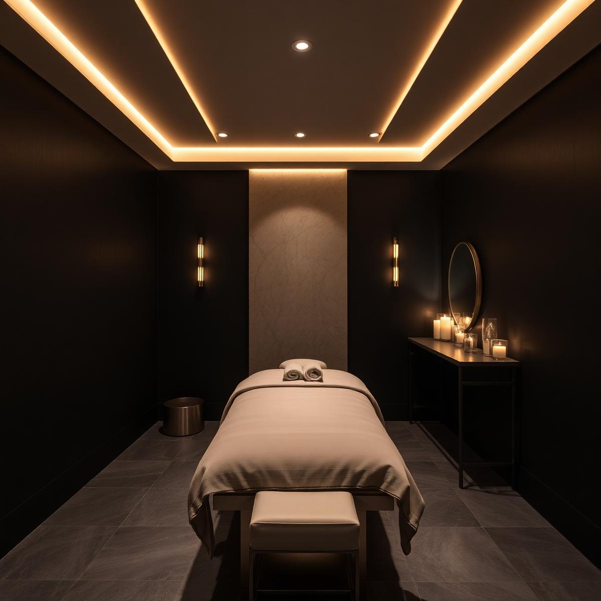 BeLuxe treatment suite interior